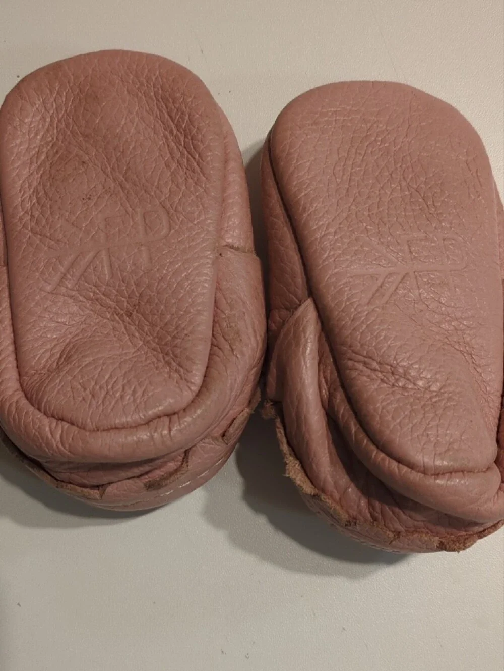 Freshly Picked Baby Moccasins in Blush